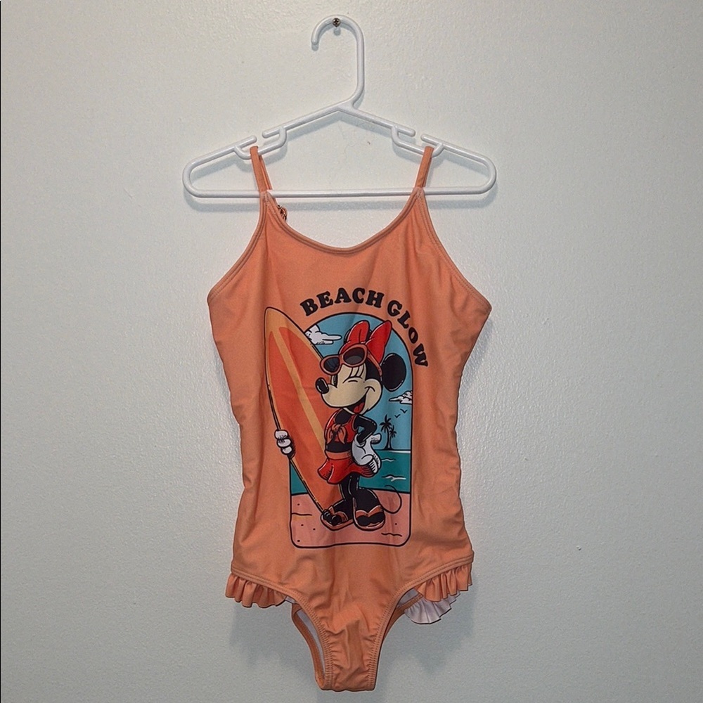 Disney x PatPat Minnie Mouse One Piece Swimsuit